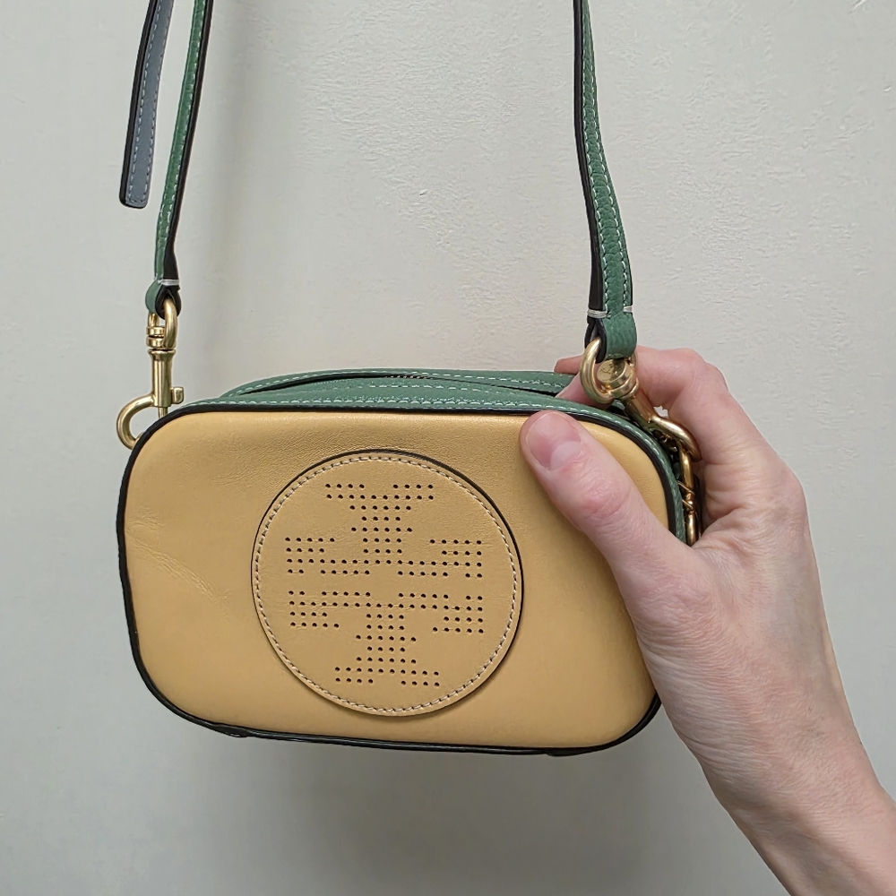 Tory Burch Crossbody Yellow, Green Purse